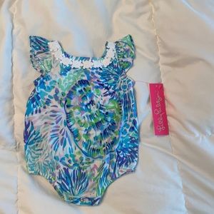 Lilly Pulitzer baby girl bubble NWT